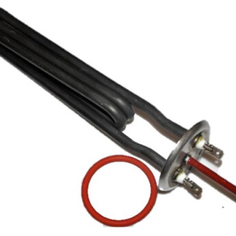 Horeca Parts - Grzałka bojlera 2500W kołnierz zewnętrzny ø 60 mm w komplecie z oringiem ø 58 mm - zmywarka A400, Euroline 40, Revolution, Hendi 230329, 230268, 233009, 233023, 233016, 230299, 231678 (3755019, 416255)