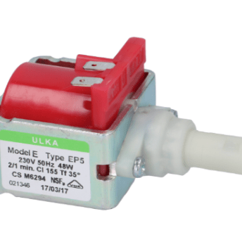 Horeca Parts - Vibrační čerpadlo EP5 48 W 230 V 50 Hz, max. 15 bar, maximální teplota vody 20 ° C - Faema, poloautomatický kávovar Gaggia