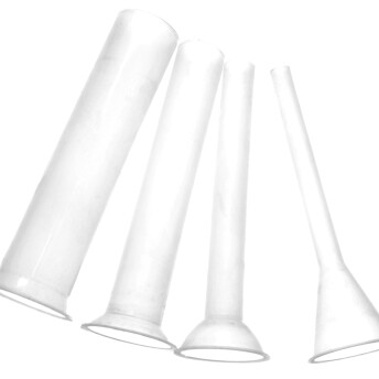 Horeca Parts - Plastic funnels (set, diameters: 40mm, 30mm, 20mm, 10mm) - Hendi vertical sausage stuffer ( 282137, 282144 )