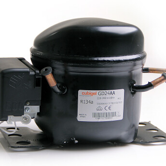 Horeca Parts - Cubigel L30HL Kompressor (1/12HP, 3.1cc, Kältemittel R134A) - Hendi Schlagsahne Maschine 290903, 290927