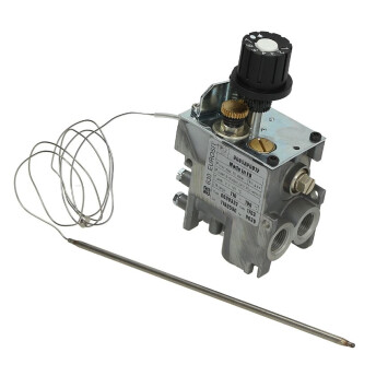 Horeca Parts - Zawór gazowy z termostatem Eurosit 630 ( 110-190°C ) - Urządzenia gazowe Alpeninox, Ambach, Ascaso, Atel, Baron, Bartscher, Casta, Cookmax, Electrolux, Elframo, Emmepi, Fiamma Rst, Gico, Giga, Giorik, Hendi,  Iberital, Ilsa, Indesit, Komel, Krefft, Lainox, Lotus, Mareno, Mastro, Metos, Nayati, Olis, Polaris, Repagas, Rosinox, Sit, Star 10, Tecnoinox, Whirlpool, Zanussi