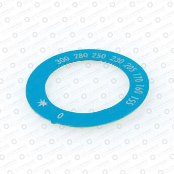 Horeca Parts - Valve knob scale decal - grill plate MG7GFTA477RC MBM