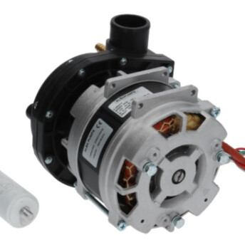 Horeca Parts - Washing pump AP 2031SX 1HP outer inlet ø 45 mm - outer outlet ø 40 mm 1KM 230V 50Hz - rpm 2800 capacitor 12 µf
