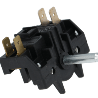 Horeca Parts - Vačkový spínač / 2 polohy /0-1 / 16A / 1NO / 6x4,6mm / délka upevnění 23mm / vnější připojení 6,3mm - trouby - Smeg, Atel, Epms, Gorenje (811730206, 301280, 811730194)
