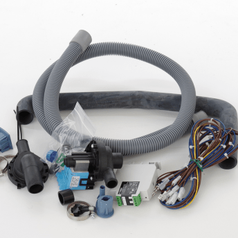 Horeca Parts - Kit ansamblu pompă de scurgere 22W 230V 50Hz - Mașini de spălat vase pentru gastronomie DIHR, KROMO