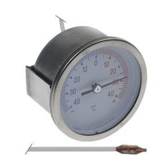 Horeca Parts - Průměr upevnění teploměru 60 mm max. teplota 40 °C od -40 do 40 °C průměr čidla 8,5 mm délka čidla 30 mm - Kotle