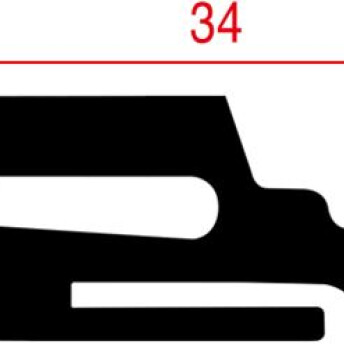 Horeca Parts - Těsnění vozíku - trouba Hendi/Lainox Naboo ( SAGB201, NAEB201, NAEV201 )