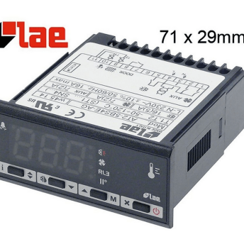 Horeca Parts - Sterownik elektroniczny LAE typ AT2-5BS4E-AG wymiar montażowy 71x29mm napięcie 230V AC NTC/PTC