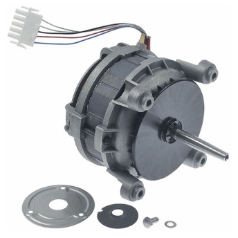 Horeca Parts - Fan motor 230V 1 phase 0,33kW L1 102mm L2 30mm L3 31mm D1 by 12mm D2 by 9mm Mounting M6L IT - Convection oven Unox