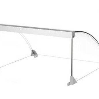 Horeca Parts - Pokrywa szklana do podgrzewacza rolkowego do parówek, HENDI, do podgrzewacza z 9 rolkami o kodzie 268605, 470x401x(H)250mm