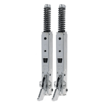 Horeca Parts - Zestaw zawiasów do piekarnika L 155mm liczba zwojów 13 OM 82mm w Lewo / w prawo - Piec Unox XFT190, XFT193, XFT195, XVC055E, XVC105E, XVC105EP