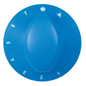 Horeca Parts - Buton termostat gaz 1-7 dia 70mm fixare 8x6,5mm albastru - cuptoare Tecnoinox (G110943)