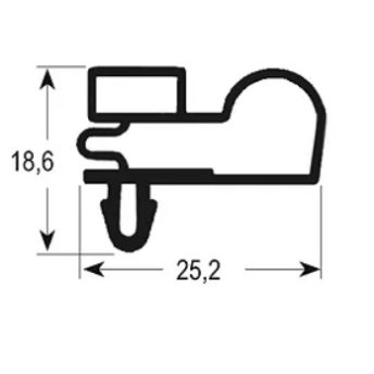Horeca Parts - Dichtung 620x520mm für Kühltisch