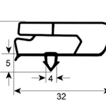 Horeca Parts - Dichtung für Kühlschränke 630x1520mm