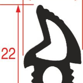 Horeca Parts - Door seal - Hendi combi ovens 999279, 225028, 225035, 225165, 225042, 225059