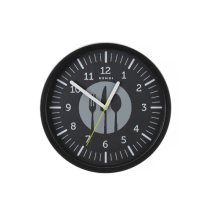 Horeca Parts - Wall clock, HENDI, black, ⌀356x(H)45mm