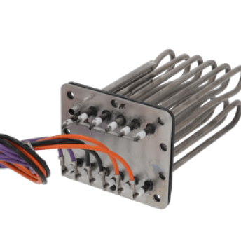Horeca Parts - Grzałka 18000W 230V dł. 194mm kołnierz 87x68mm  - Piece Rational  CM102, CM201, CM202, CM62, SCC102, SCC201, SCC202, SCC62