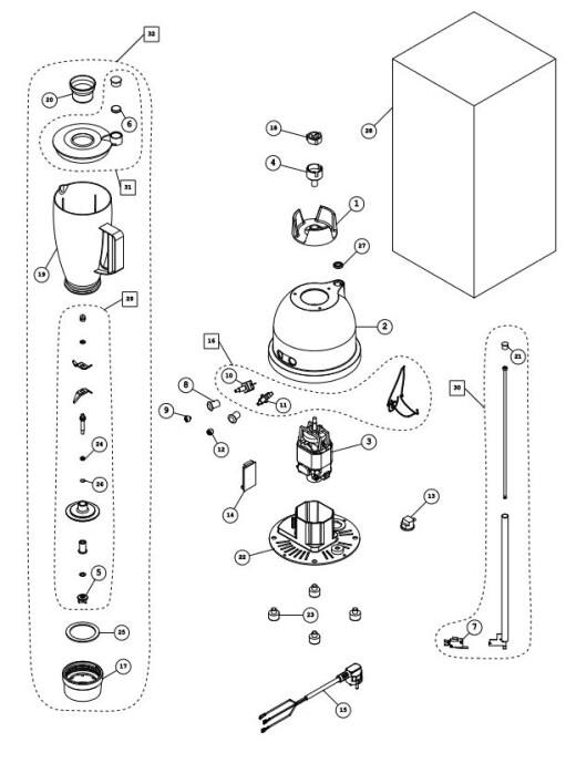 Horeca Parts - Blender Ceado B98