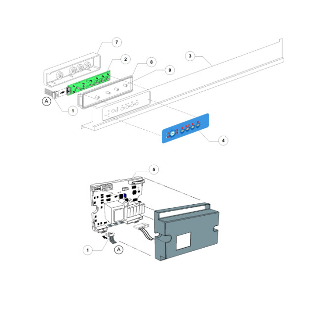 Horeca Parts - Dihr catering dishwasher - DS50