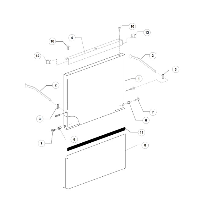 Horeca Parts - Dihr catering dishwasher - dw078