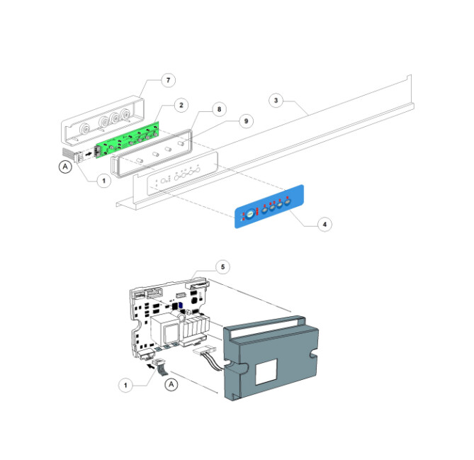 Horeca Parts - Dihr catering dishwasher - dw078