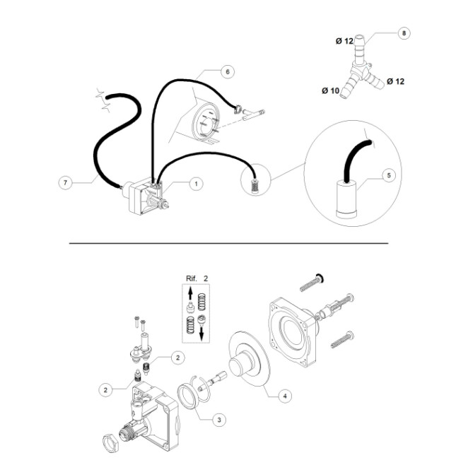 Horeca Parts - Zmywarka gastronomiczna Dihr - dw078