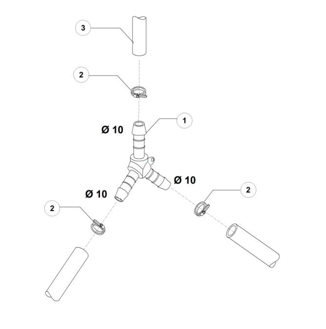 Horeca Parts - Zmywarka gastronomiczna Dihr - DW102N