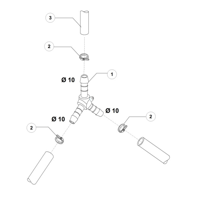 Horeca Parts - Dihr catering dishwasher - dw105