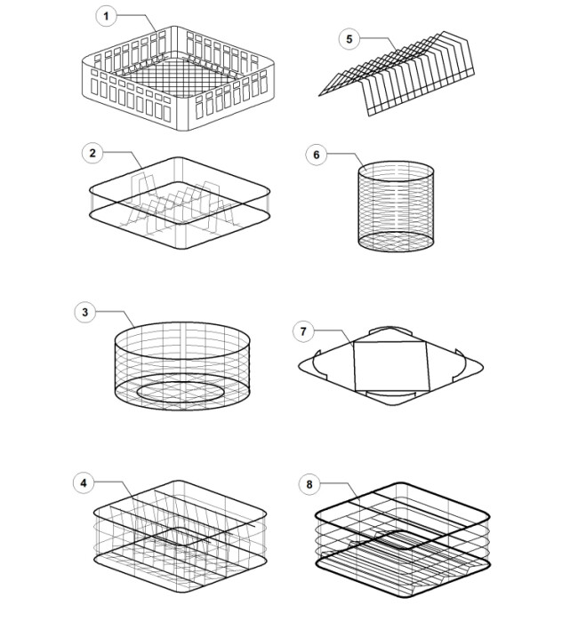 Horeca Parts - Cateringová myčka nádobí Dihr - dw105