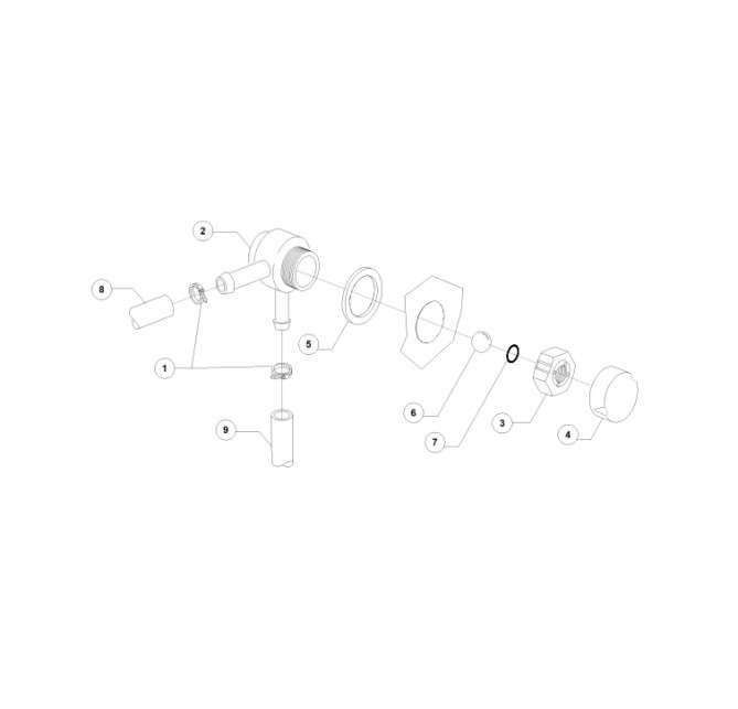 Horeca Parts - Dihr catering dishwasher - dw105