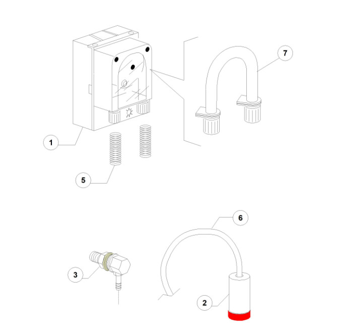 Horeca Parts - Dihr catering dishwasher - GS40