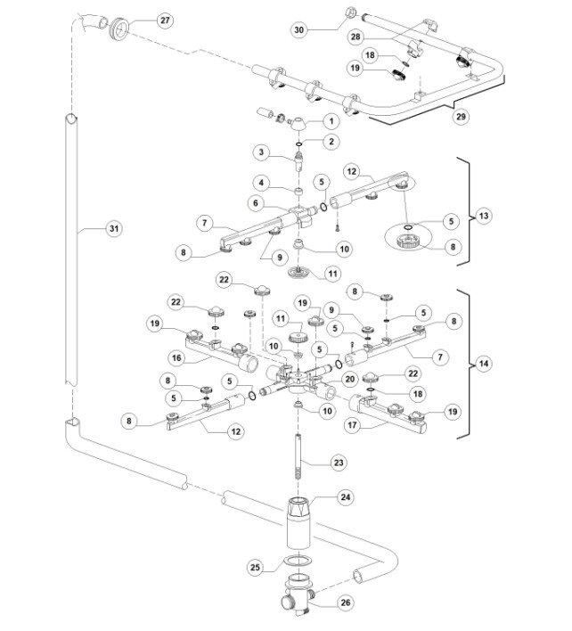 Horeca Parts - Zmywarka gastronomiczna Dihr - GS40