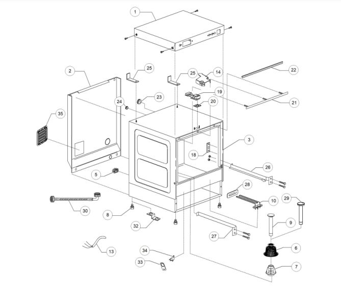 Horeca Parts - Dihr Gastronomie Geschirrspüler - GS40