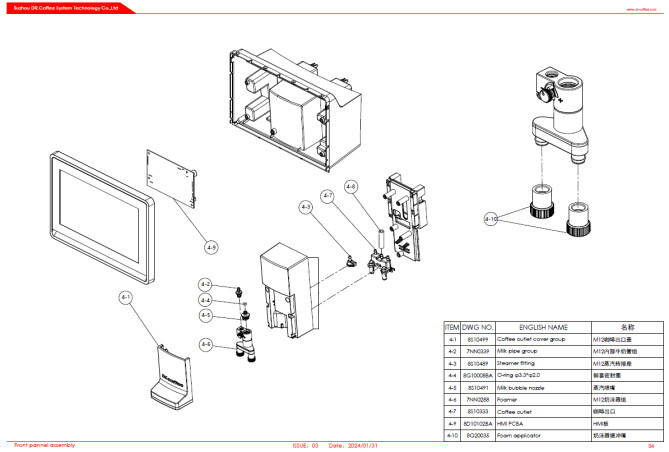 Horeca Parts - Dr.Coffee Coffee Break Automatische Kaffeemaschine