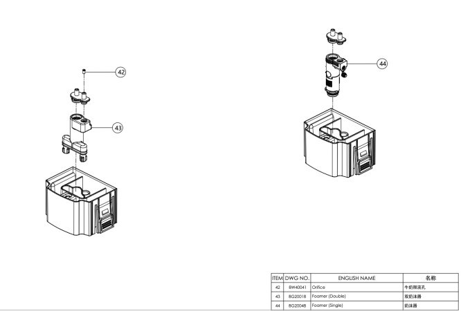 Horeca Parts - Dr.Coffee F2 PLUS automatic coffee machine