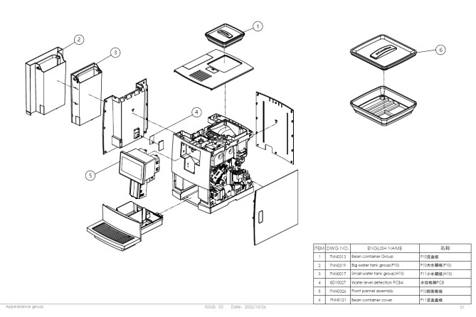 Horeca Parts - Dr.Coffee H10 automatic coffee machine