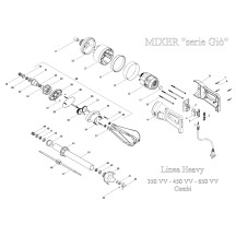 Horeca Parts - Mikser ręczny Fama - FM350VV