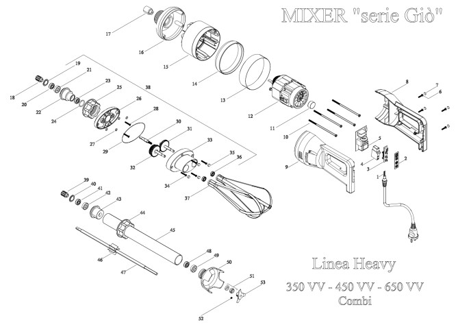 Horeca Parts - Stabmixer Fama - FM350VV