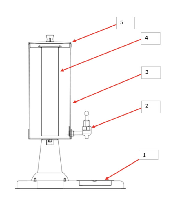 Horeca Parts - Dyspenser do soków Hendi 425428