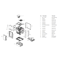 Horeca Parts - Ekspres do kawy automatyczny Profi Line biały - Hendi 208854