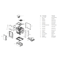 Horeca Parts - Ekspres do kawy automatyczny Profi Line czarny - Hendi 208892