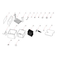 Horeca Parts - Fryer Blue Line 8L Hendi 205 822