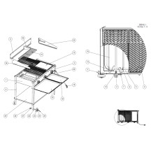 Horeca Parts - Grill gazowy 3 palnikowy  Hendi 149591