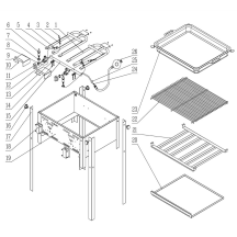 Horeca Parts - Plynové grily GRILL MASTER MAXI Hendi 154717