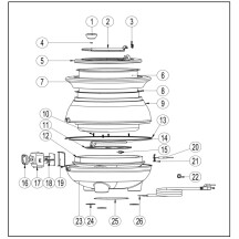 Horeca Parts - Polévkový hrnec Hendi Save Energy 860502