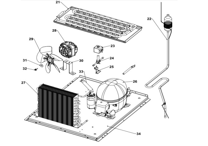 Horeca Parts - Kostkarka do lodu Hendi FR30