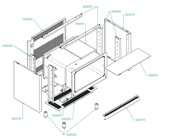 Horeca Parts - Plynový sporák Hendi 225707 (EKC96)