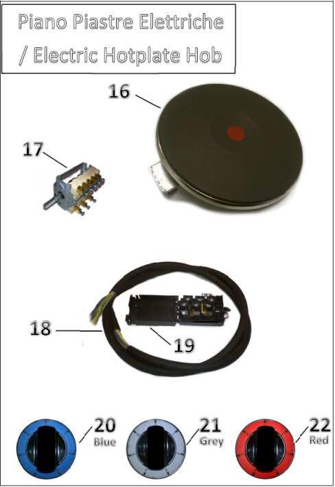 Horeca Parts - Plynový 6-plotýnkový sporák Hendi Kitchen Line 225899