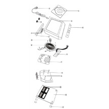 Horeca Parts - Induktionsherd Hendi 239698