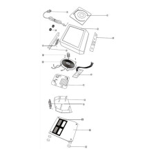 Horeca Parts - Induktionskocher Hendi Profi Line 3500 239711